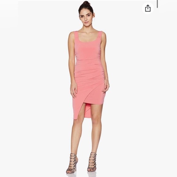 Guess Square Neck Ruched Dress
Style # W4FK0CK3290 - Picture 2 of 6